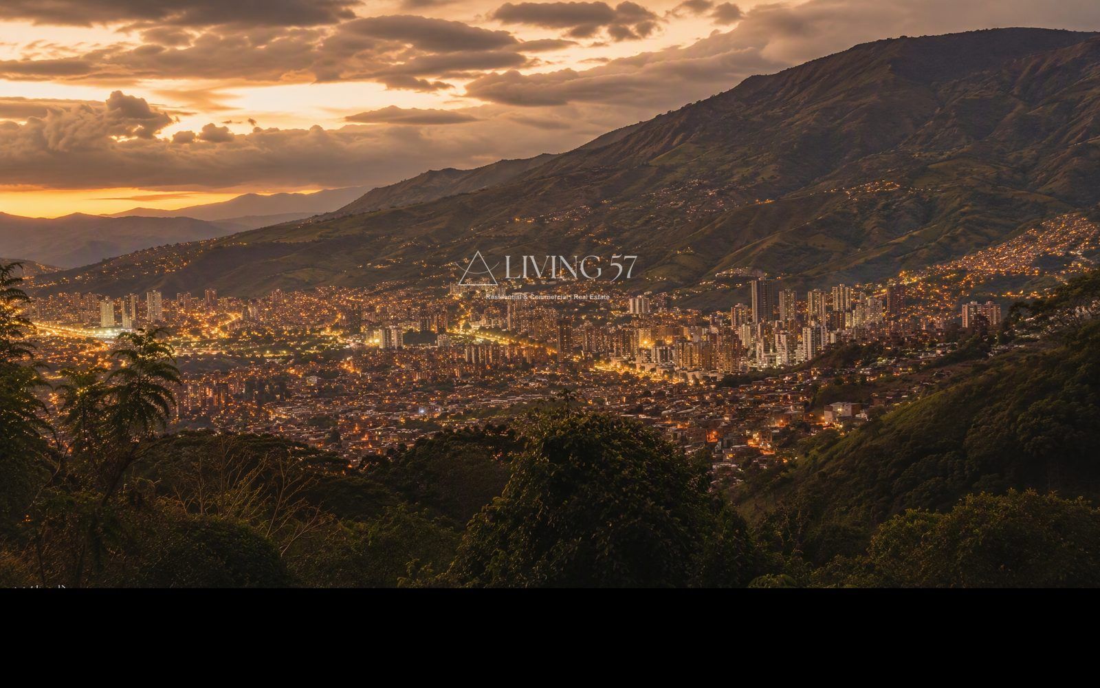 Paisaje ilustrativo para explorar Medellín